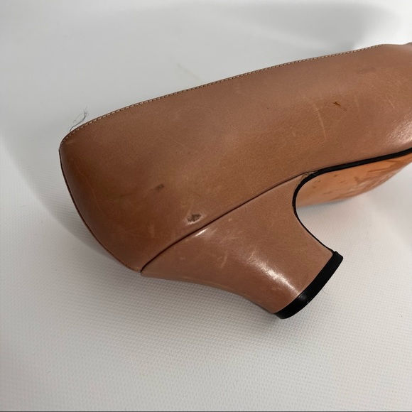 Robert Clergerie Nude Pink Pointed Slip On Heels Size 7.5 - Picture 6 of 12